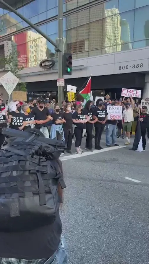 Protest Outside Biden Fundraiser 2